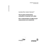 AS/NZS IEC 60754.2:2017