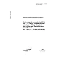 AS/NZS 61000.4.11:2005