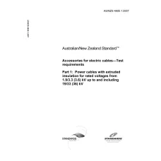 AS/NZS 4805.1:2007 AS/NZS 4805.1:2007