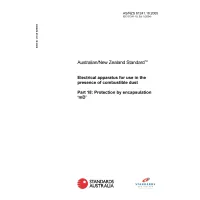 AS/NZS 61241.18:2005