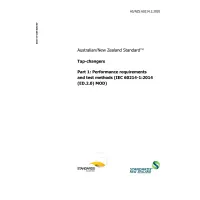 AS/NZS 60214.1:2020
