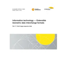 AS ISO/IEC 39794.17:2024