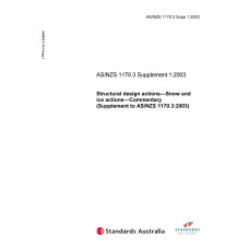 AS/NZS 1170.3 SUPP 1-2003