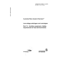 AS/NZS IEC 60947.7.3:2015