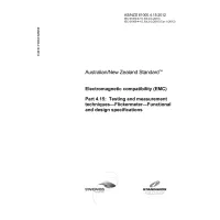 AS/NZS 61000.4.15:2012 AS/NZS 61000.4.15:2012