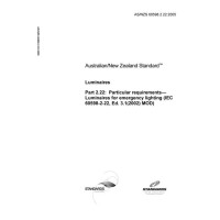 AS/NZS 60598.2.22-2005