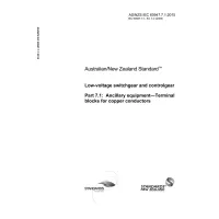 AS/NZS IEC 60947.7.1:2015