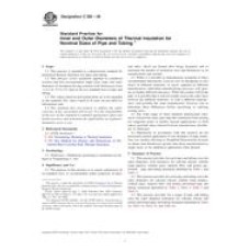 ASTM C585-09 ASTM C585-09