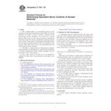 ASTM C1233-09 ASTM C1233-09