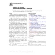 ASTM E1416-09