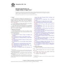 ASTM B30-09a ASTM B30-09a