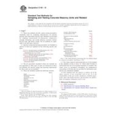 ASTM C140-10 ASTM C140-10