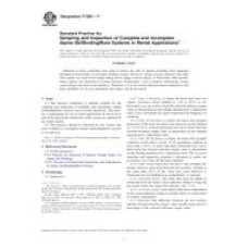 ASTM F1064-11 ASTM F1064-11