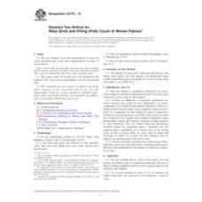 ASTM D3775-12 ASTM D3775-12
