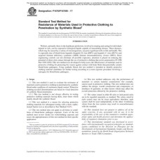 ASTM F1670/F1670M-17