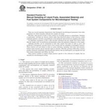 ASTM D7464-20 ASTM D7464-20