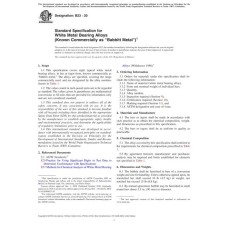 ASTM B23-20 ASTM B23-20