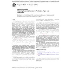 ASTM D5663-15(2020) ASTM D5663-15(2020)
