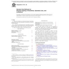 ASTM C110-20 ASTM C110-20