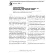 ASTM D6866-21 ASTM D6866-21