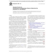 ASTM E691-20 ASTM E691-20