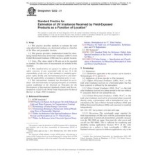 ASTM G222-21 ASTM G222-21
