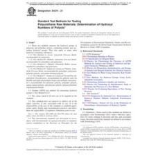 ASTM D4274-21 ASTM D4274-21