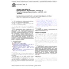 ASTM E278-21 ASTM E278-21