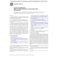 ASTM D4326-21 ASTM D4326-21