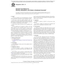 ASTM C642-21 ASTM C642-21
