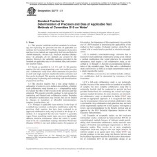 ASTM D2777-21 ASTM D2777-21