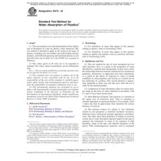 ASTM D570-22 ASTM D570-22