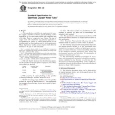ASTM B88-22 ASTM B88-22