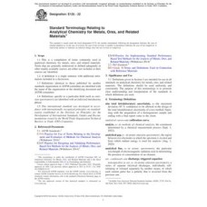 ASTM E135-22 ASTM E135-22