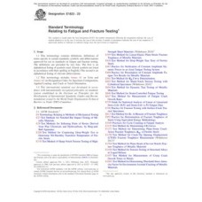 ASTM E1823-23 ASTM E1823-23
