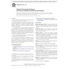 ASTM C51-23 ASTM C51-23