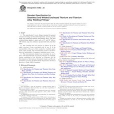 ASTM B363-23 ASTM B363-23