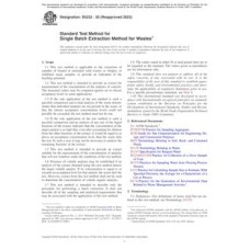 ASTM D5233-92(2023) ASTM D5233-92(2023)
