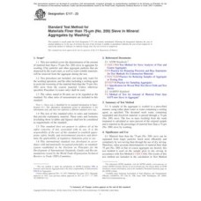 ASTM C117-23 ASTM C117-23