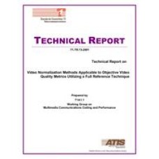 ATIS T1.TR.73-2001 ATIS T1.TR.73-2001