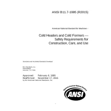 B11 B11.7-1995 (R2015)