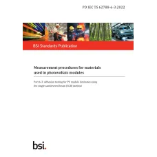BS PD IEC TS 62788-6-3:2022