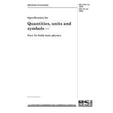 BS 5775-13:1993 BS 5775-13:1993