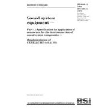 BS 6840-11:1994 BS 6840-11:1994