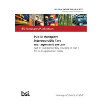 BS PD CEN ISO/TR 24014-3:2013 BS PD CEN ISO/TR 24014-3:2013