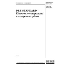 BS PD IEC/PAS 62239:2001 BS PD IEC/PAS 62239:2001