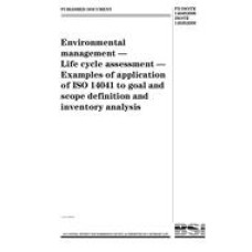 BS PD ISO/TR 14049:2000