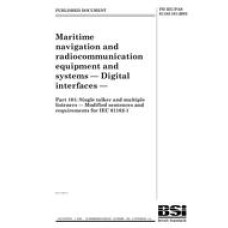 BS PD IEC/PAS 61162-101:2003 BS PD IEC/PAS 61162-101:2003
