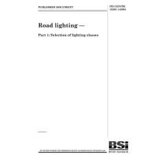 BS PD CEN/TR 13201-1:2004 BS PD CEN/TR 13201-1:2004