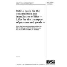 BS DD CEN/TS 81-29:2004 BS DD CEN/TS 81-29:2004